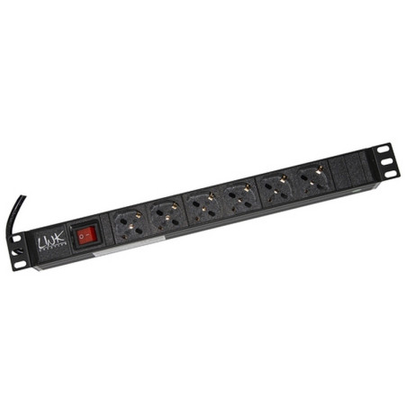 ARMADIO RACK MULTIPRESA 6 PRESE 19 TRIPO
