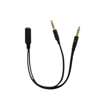ADATTATORE 3,5MM PER CUFFIE CON MIC EAUD