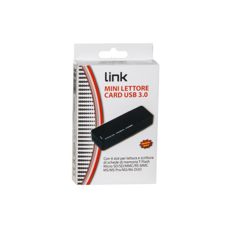 CARD READER ESTERNO USB 3.0 BK LINK MICR