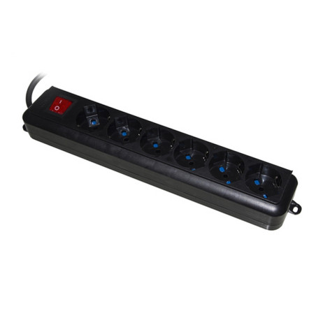 PRESA MULTIPLA LINK 6 SCHUKO CON INTERRU