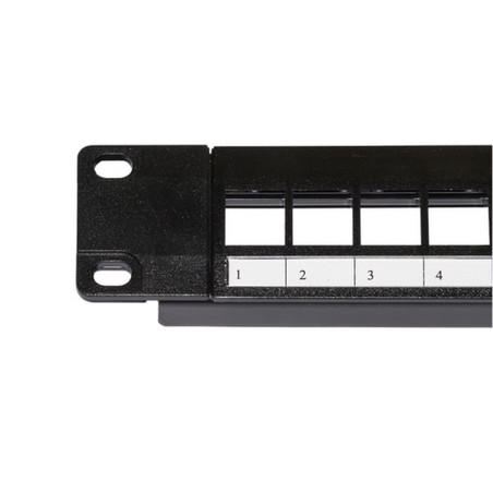 PATCH PANEL 24 PORTE 19 VUOTO COLORE NER