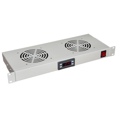 ARMADIO RACK KIT 2 VENTOLE CON DISPLAY A
