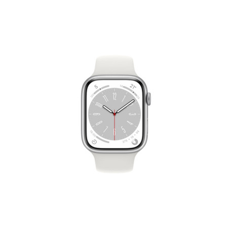 WATCH 8 45MM GPS ARGENTO ALLUMIN. BIANCO