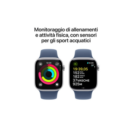 WATCH 10 42MM GPS ALLUMIN.SILVER BLU SPO