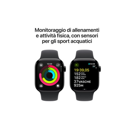 WATCH 10 42MM GPS JET ALLUMIN.NERO NERO