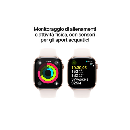 WATCH 10 46MM GPS ALLUMIN.ROSA ORO SPORT