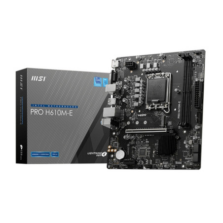 MB MSI PRO H610M-E DDR5 ST1700 MATX 2D5