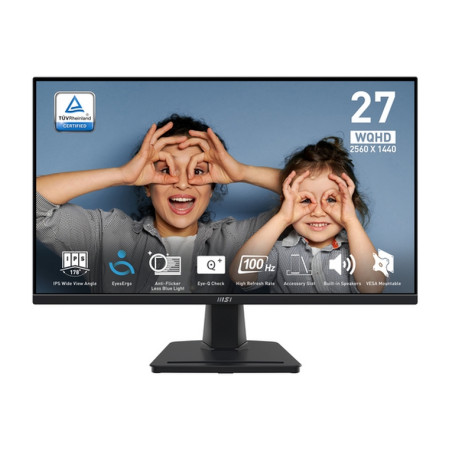 MON 27IPS 2K HDMI2 DP BK MM WQHD MSI PRO