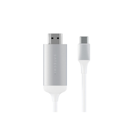CAVO TYPE C TO HDMI 4K SILVER USBC SATEC