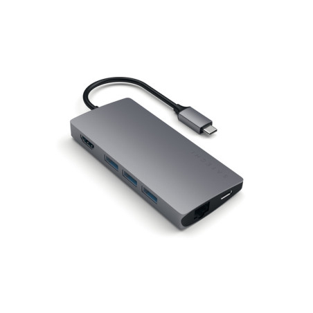 HUB DOCK TYPE C MULTIPORT 4K SPG V2 GIGA