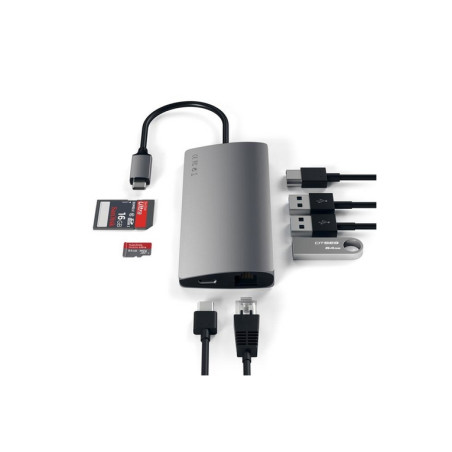 HUB DOCK TYPE C MULTIPORT 4K SPG V2 GIGA