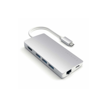 HUB DOCK TYPE C MULTIPORT 4K SIL V2 GIGA
