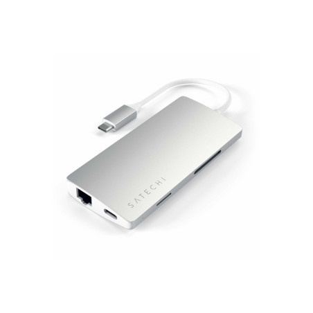 HUB DOCK TYPE C MULTIPORT 4K SIL V2 GIGA