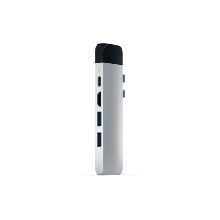 HUB DOCK TYPE C TO GIGABIT SILVER MULTIP