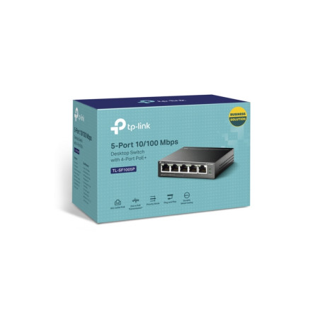 SWITCH 5P 10/100MBPS DI CUI 4P POE 58W P
