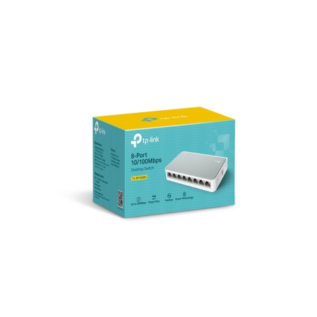 SWITCH 8P 10/100MBPS TP-LINK PLASTI C CA