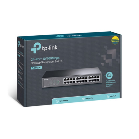 SWITCH 24P 10/100MBPS TP-LINK 13INC H RA