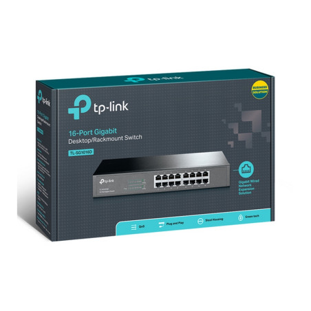 SWITCH 16P GIGABIT TP-LINK RACK UNMANAGE