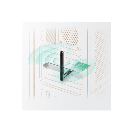 SCHEDA 150MBPS PCI-EXPRESS 1 ANTENN A ST