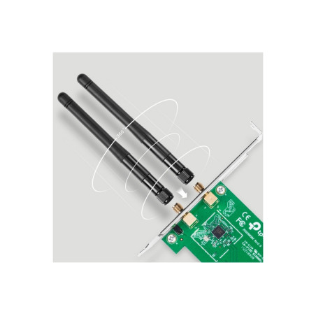 SCHEDA 300MBPS PCI-EXPRESS 2 ANTENN E ST