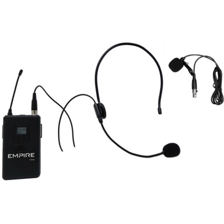 MICROFONO EMPIRE NECK LAVALIER UHF CON R