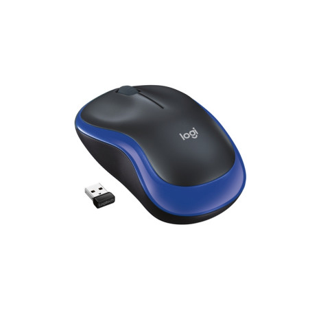 MOUSE M185 NERO/BLU WIRELESS