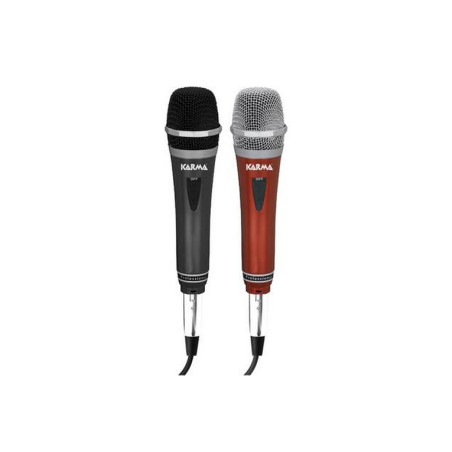 KIT MICROFONI DINAMICI NERO E ROSSO (DM