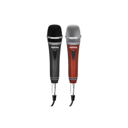 KIT MICROFONI DINAMICI NERO E ROSSO (DM