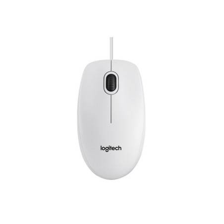 MOUSE OTTICO B100W BIANCO USB (910-00336