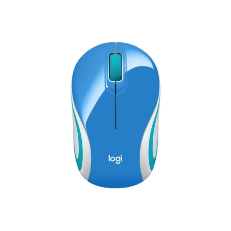 MOUSE MINI M187 BLU WIRELESS (910-002733