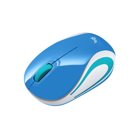MOUSE MINI M187 BLU WIRELESS (910-002733