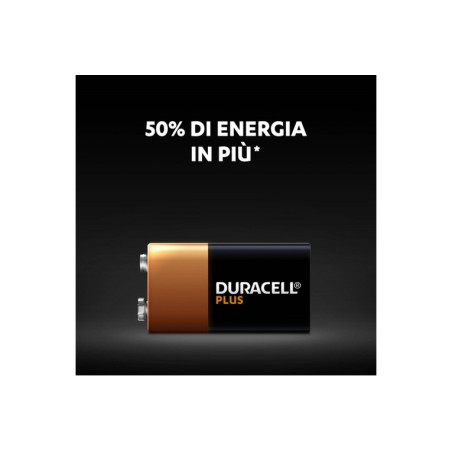 BATTERIE ALCALINE 9V (MN1604 PLUS)