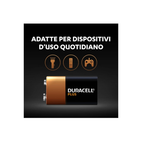 BATTERIE ALCALINE 9V (MN1604 PLUS)