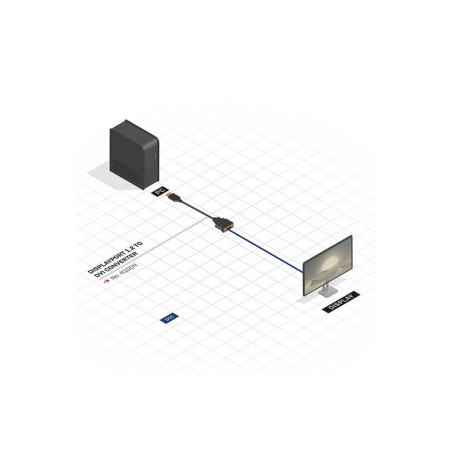 ADATTATORE DISPLAY PORT M /DVI-D F (4100