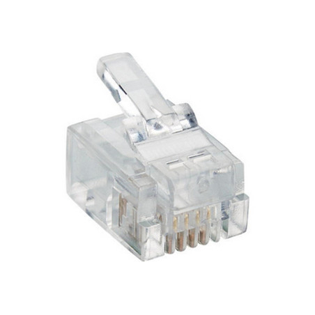 CONNETTORE PLUG TELEFONICO RJ11 6P4C (CO