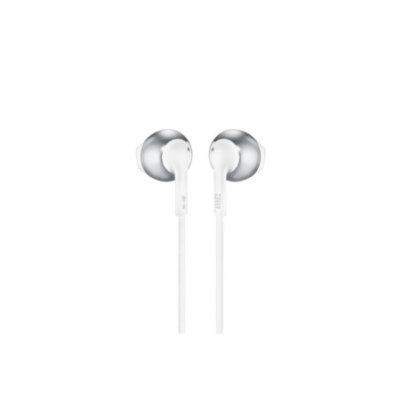 AURICOLARI T205 BIANCO CROMATO CON CAVO