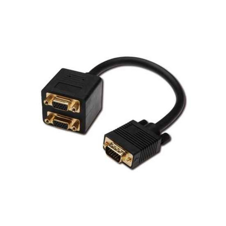 CAVO SPLITTER VGA 1 CON MASCHIO E 2 FEMM