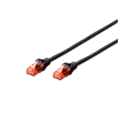 CAVO DI RETE CAT.6E 0,25MT NERO (DK16170