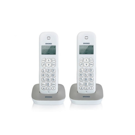 TELEFONO CORDLESS GALA TWIN BIANCO/GRIGI