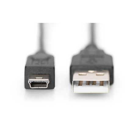 CAVO USB 2.0 A-MINI B M-M NERO (AK300130