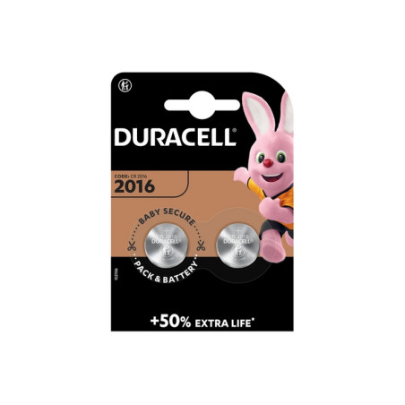 BATTERIE CR2016 3V LITIO B2 (DUR20162) 2