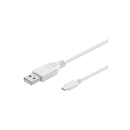 CAVO USB A MICRO USB 30 CM BIANCO (E1033