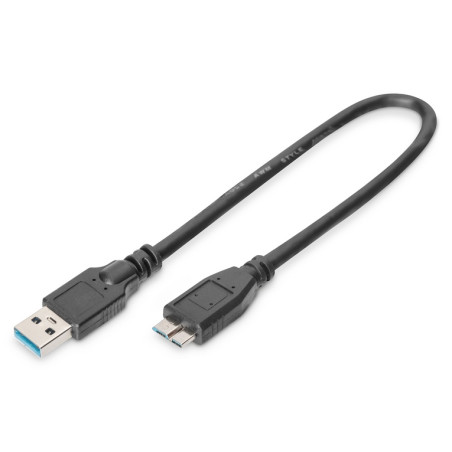 CAVO USB 3.0 A - MICRO USB B 0.25MT (AK-