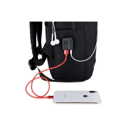 BORSA ZAINO PER NOTEBOOK 15" NERA (TC BA