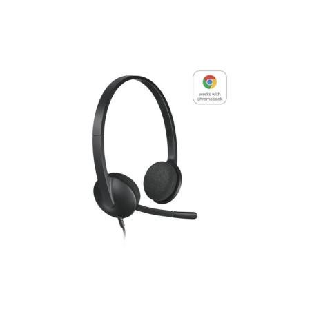 CUFFIA CON MICROFONO USB H340 HEADSET