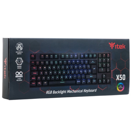 TASTIERA GAMING X50 MECCANICA RGB (ITKGM