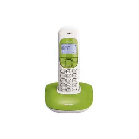 TELEFONO CORDLESS NICE BIANCO/VERDE