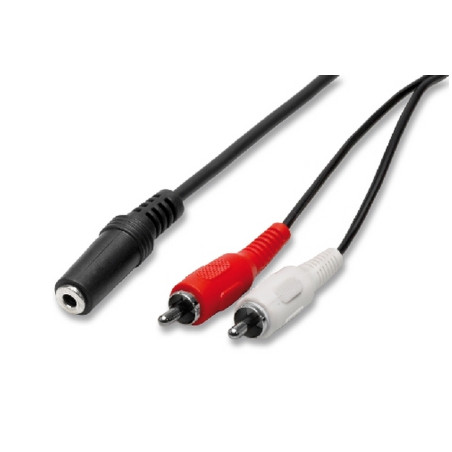 ADATTATORE CAVO AUDIO 3.5MM A 2X RCA - 2