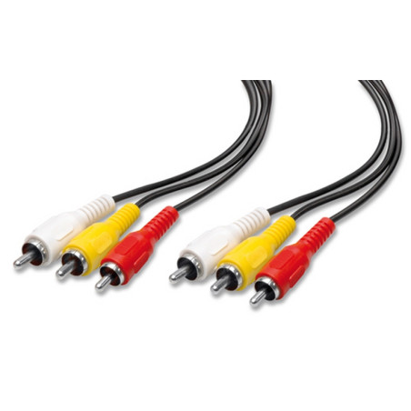 CAVO AUDIO E VIDEO 9/11 3SP RCA + 3SP RC