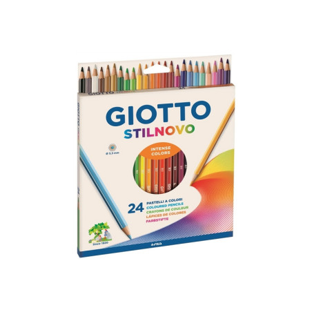 PASTELLI COLORATI GIOTTO STILNOVO - 24 P